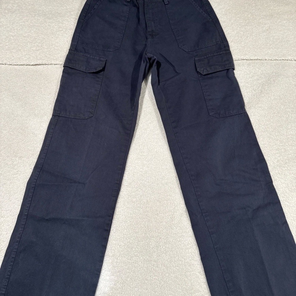 Zara Women’s Dark Navy Cargo Pants